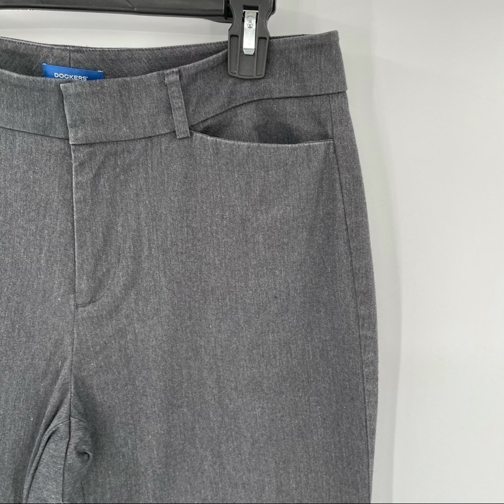 Womens Docker's Gray Suit Pants - Picture 4 of 10